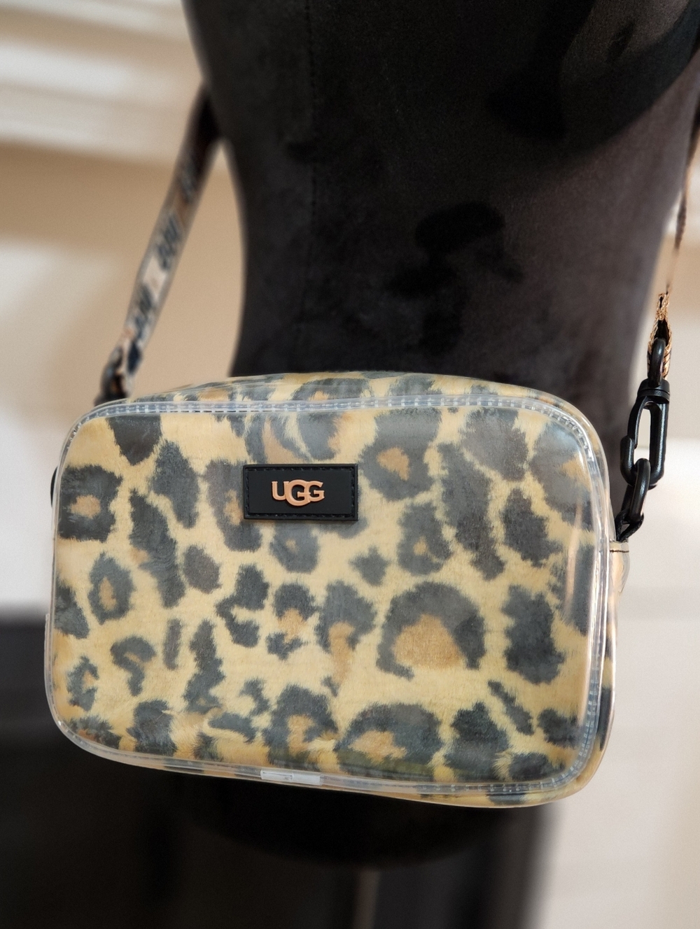 UGG Leopard-Print Crossbody Bag
